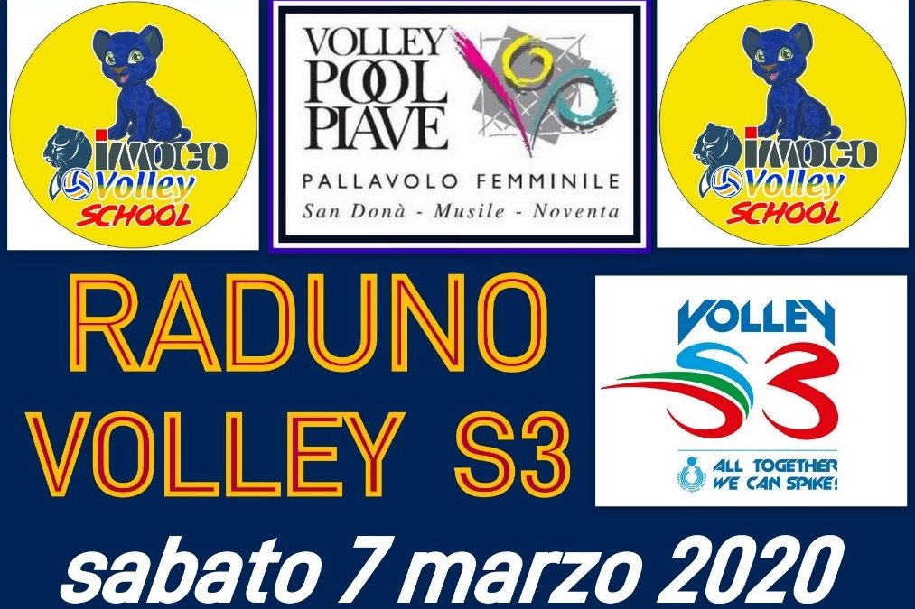 Raduno Volley S3 – Palasport Fontebasso – Noventa di Piave