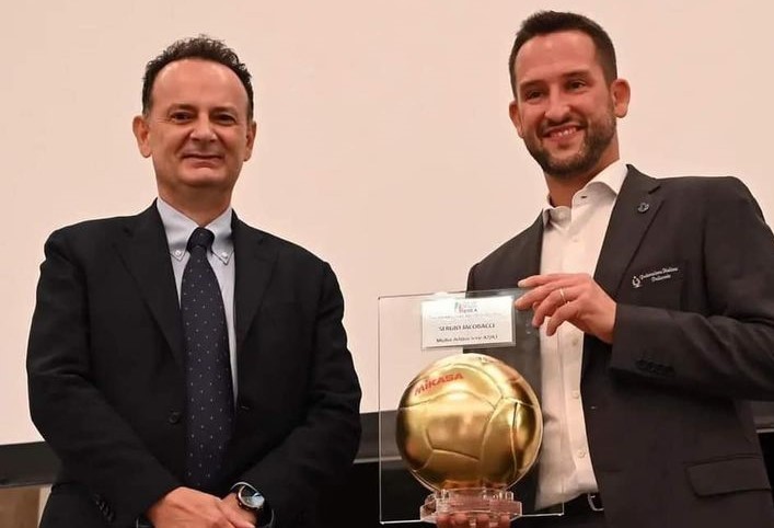 Sergio Jacobacci: premiato come miglior arbitro della serie A2/A3