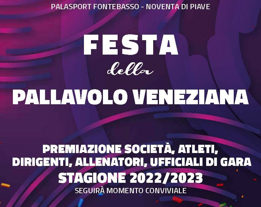 Festa Pallavolo Veneziana 2023